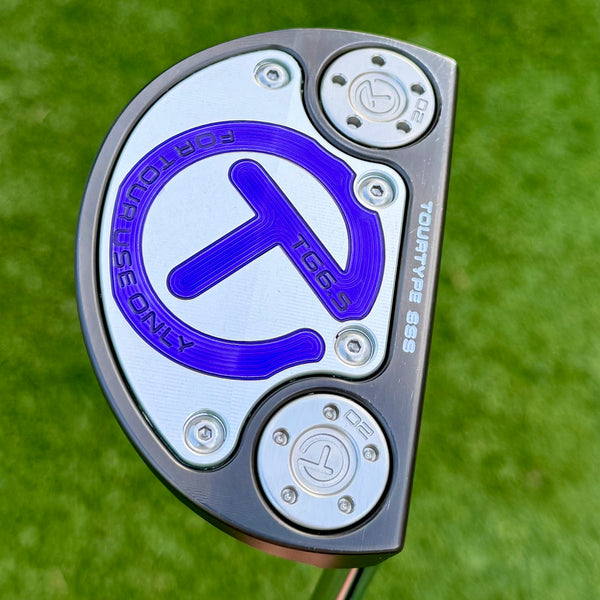 Tour GOLO 6.5 SSS in Black Finish w/Welded Flojet Neck & Purple Paint Fill