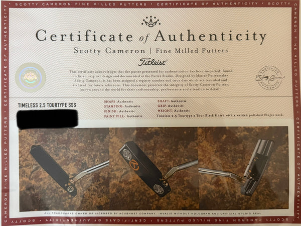 Brand New 2-Tone Timeless 2.5 SSS w/Welded Flojet Neck & Polished Top Line
