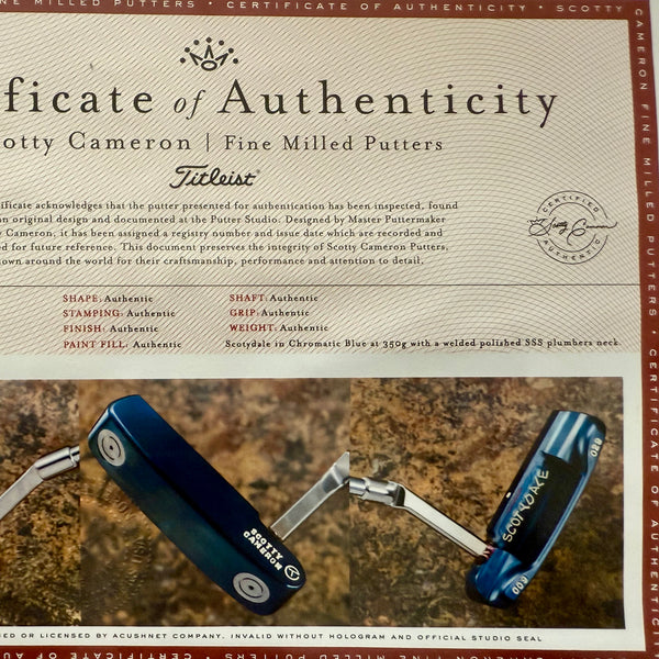 Brand New 2-Tone Scotydale 009m w/Tungsten Sole Weights & Welded Polished Neck