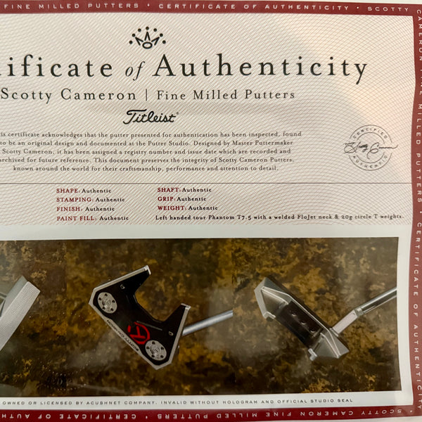 Brand New Lefty Phantom X T7.5 SSS w/Welded Flojet Neck