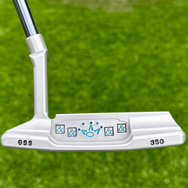 Brand New Smooth Face GSS Timeless Tourtype (TT) w/Sea Bubble Blue Paint & Premium Hand Stamps