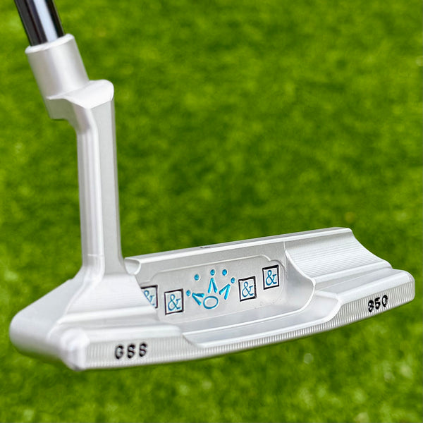 Brand New Smooth Face GSS Timeless Tourtype (TT) w/Sea Bubble Blue Paint & Premium Hand Stamps