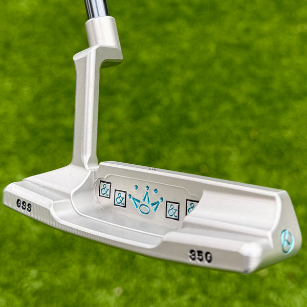 Brand New Smooth Face GSS Timeless Tourtype (TT) w/Sea Bubble Blue Paint & Premium Hand Stamps