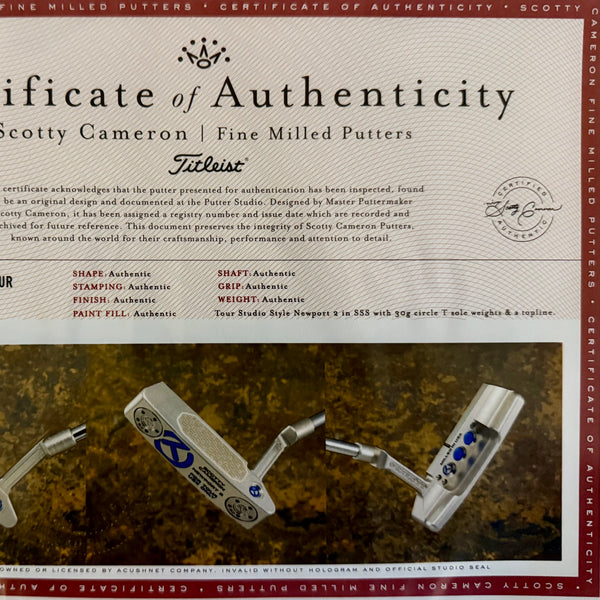 Brand New Tour Studio Style Newport 2 w/Blue Paint & Top Line Alignment Aid