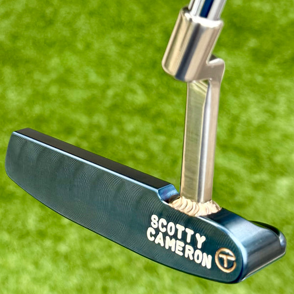 Brand New, "Vault" Exclusive, 2-Tone 009m Carbon in Chrome Blue, Chrome Bronze Neck