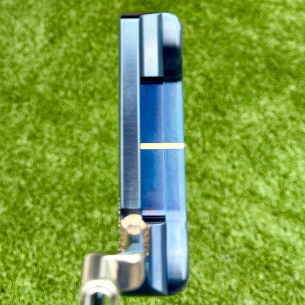 Brand New, "Vault" Exclusive, 2-Tone 009m Carbon in Chrome Blue, Chrome Bronze Neck