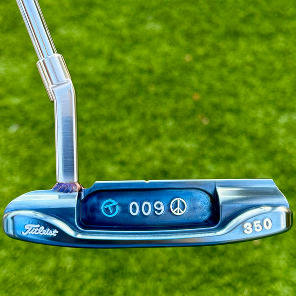 Brand New 2-Tone 009m in Chromatic Blue w/Premium Hand Stamps & Welded Neck