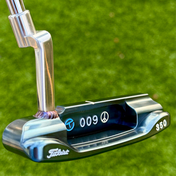 Brand New 2-Tone 009m in Chromatic Blue w/Premium Hand Stamps & Welded Neck