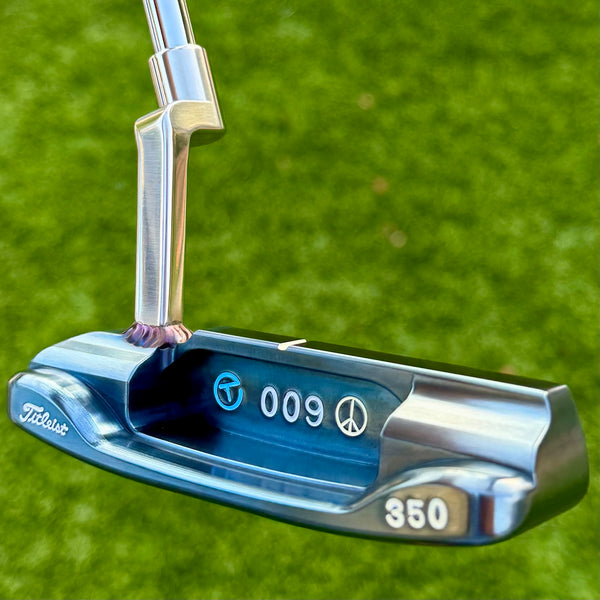 Brand New 2-Tone 009m in Chromatic Blue w/Premium Hand Stamps & Welded Neck