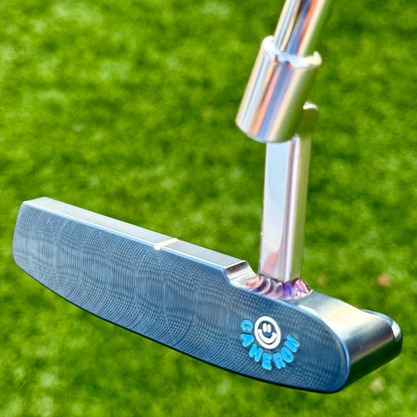 Brand New 2-Tone 009m in Chromatic Blue w/Premium Hand Stamps & Welded Neck