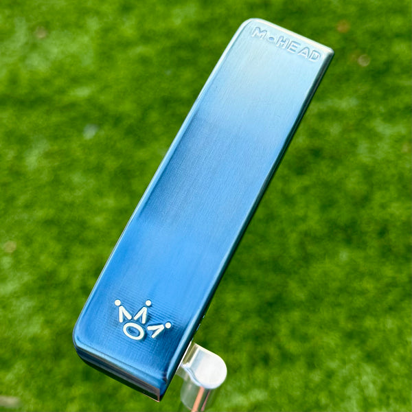 Brand New 2-Tone 009m in Chromatic Blue w/Premium Hand Stamps & Welded Neck
