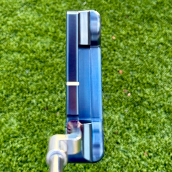 Brand New 2-Tone 009m in Chromatic Blue w/Premium Hand Stamps & Welded Neck