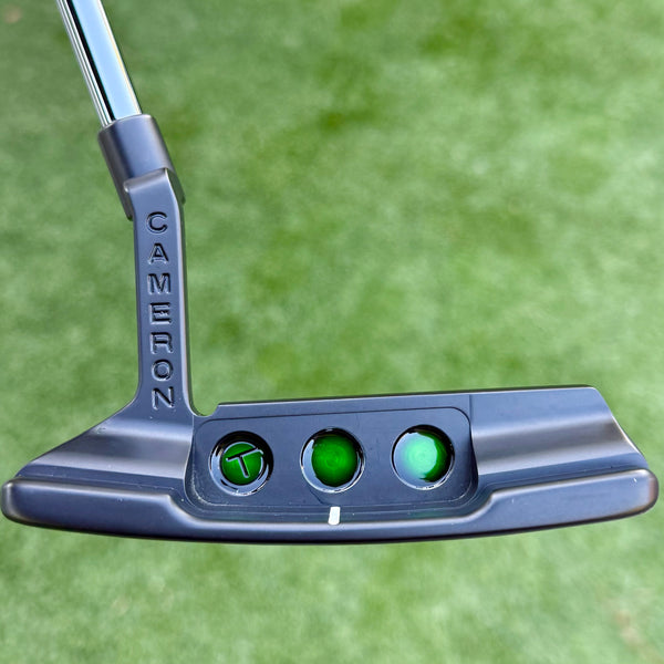Deep Milled Tour Studio Select Newport 2 In Tour Black Finish & Green Paint Fill