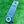 Load image into Gallery viewer, Deep Milled Tour Studio Select Newport 2 In Tour Black Finish &amp; Green Paint Fill
