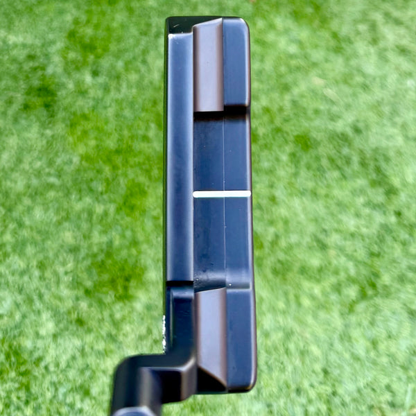Deep Milled Tour Studio Select Newport 2 In Tour Black Finish & Green Paint Fill