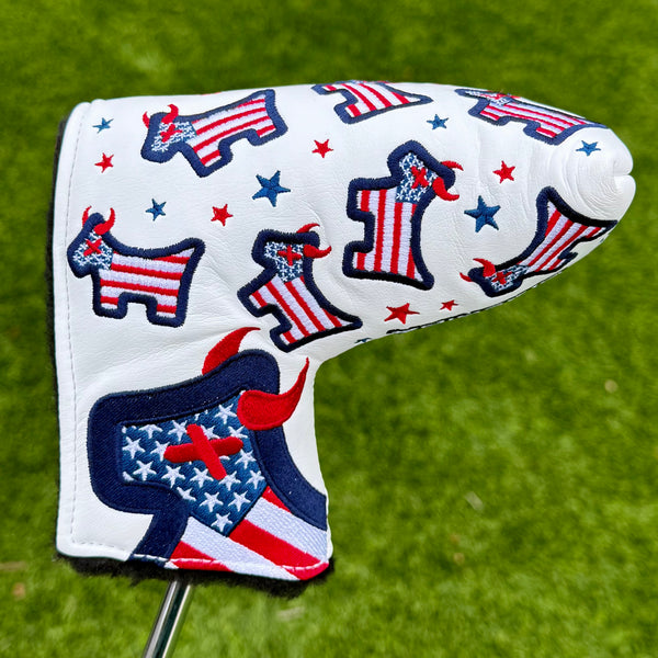 Scotty Cameron Custom Shop USA Bulldog Mid Mallet Headcover