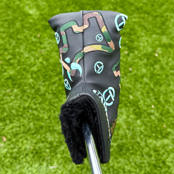 Circle T Tiff/Camo Tour Bulldog Mid Mallet Headcover