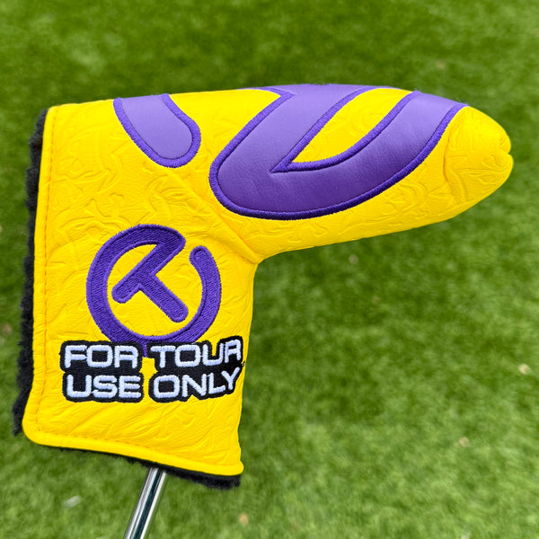 Brand New (Kobe) Circle T Tour Jester Yellow/Purple Blade Headcover