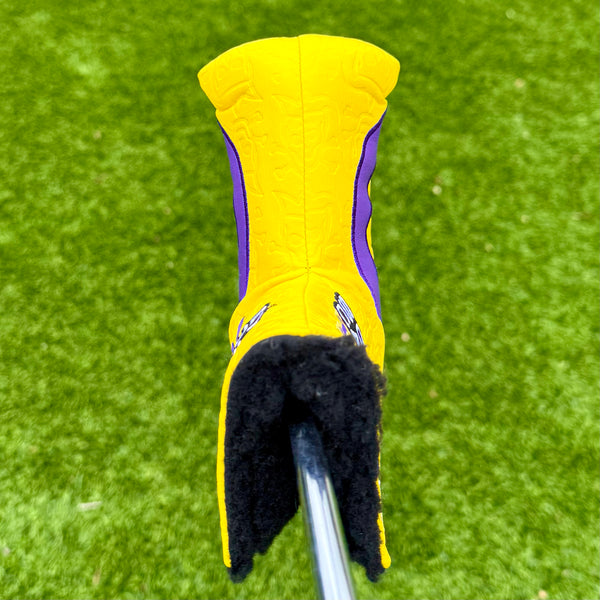 Brand New (Kobe) Circle T Tour Jester Yellow/Purple Blade Headcover