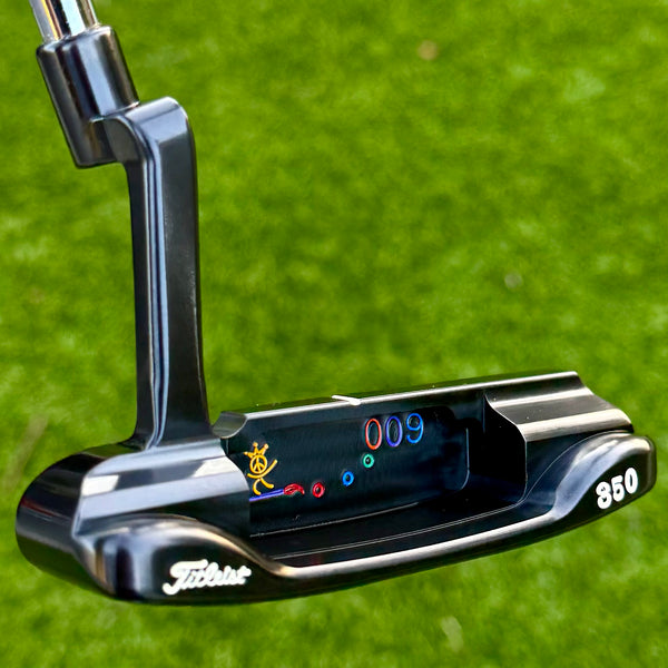 Brand New 009m Black Carbon w/Surfer Stamp, Tungsten Sole Weights, & Multi Color Paint Fill