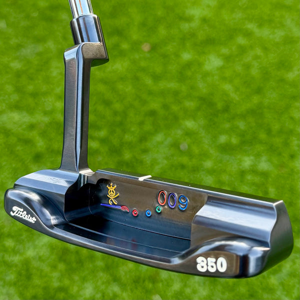 Brand New 009m Black Carbon w/Surfer Stamp, Tungsten Sole Weights, & Multi Color Paint Fill