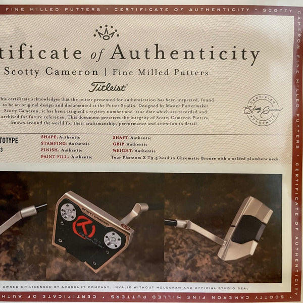 Brand New Chromatic Bronze Phantom X T9 Proto SSS w/Welded Plumbers Neck