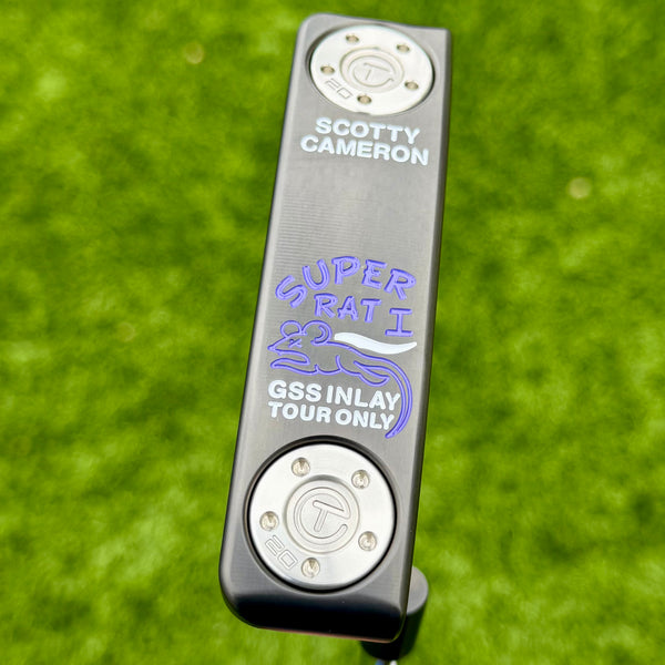Brand New Tour Black Super Rat 1 w/GSS Insert w/Purple Paint Fill