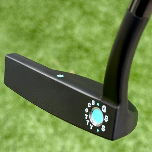M3 GSS In Tour Black Finish w/Scotty Blue (Tiff) Paint Fill @ 350g