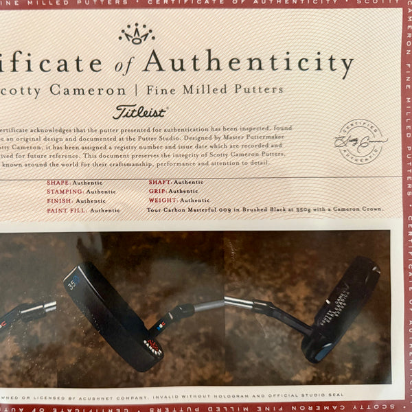 Brand New "Carlsbad, CA 92009" Carbon 009m (Masterful) w/USA Neck Stamp @ 350g