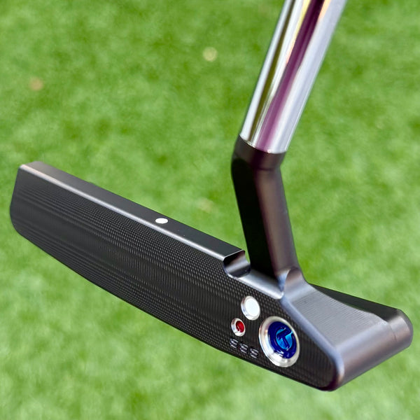 Brand New Timeless 2.5 Tourtype SSS In Black Finish w.Red/White/Blue Paint Fill