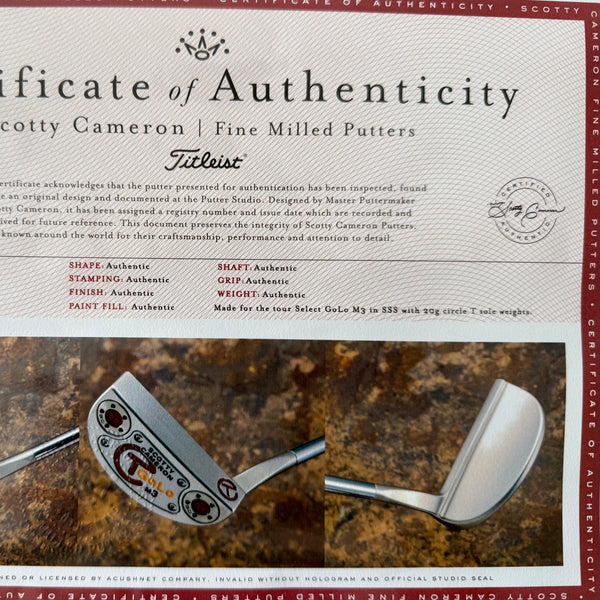 Brand New Made for the Tour Select Golo M3 SSS