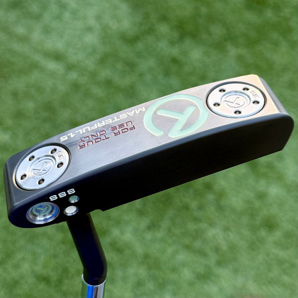 Brand New Black (Cam Smith) Masterful Tourtype 1.5 SSS w/Mint Green Paint Fill