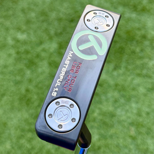 Brand New Black (Cam Smith) Masterful Tourtype 1.5 SSS w/Mint Green Paint Fill