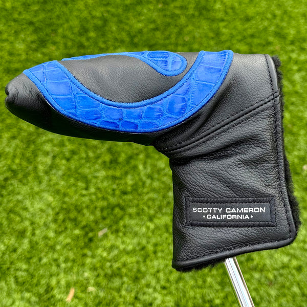 Scotty Cameron Gallery "Vault" Circle T Blue Gator Blade Headcover