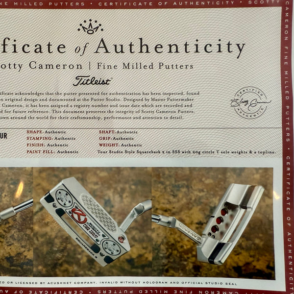 Brand New 2025 Tour Studio Style Squareback 2 w/Welded Plumbers Neck