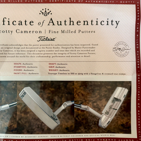 Brand New Timeless (TT) SSS w/Crowned Smiley & Dog Hand Stamps @ 350g