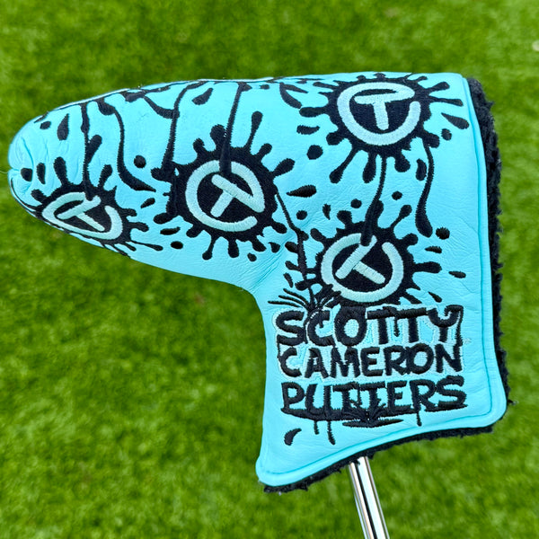 Tiff (Scotty Blue) Paint Splash Circle T Mid Mallet Headcover