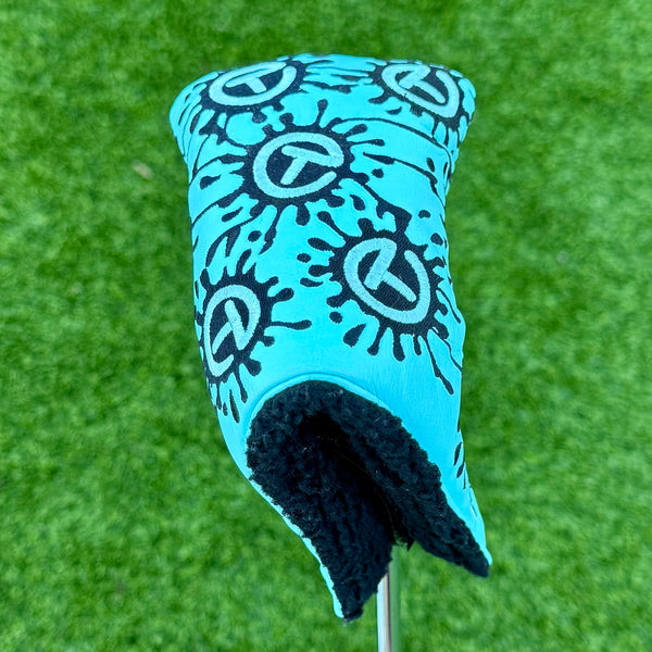 Tiff (Scotty Blue) Paint Splash Circle T Mid Mallet Headcover