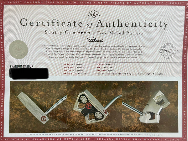 Brand New Phantom X T9 SSS w/Short Top Line Alignment Aid