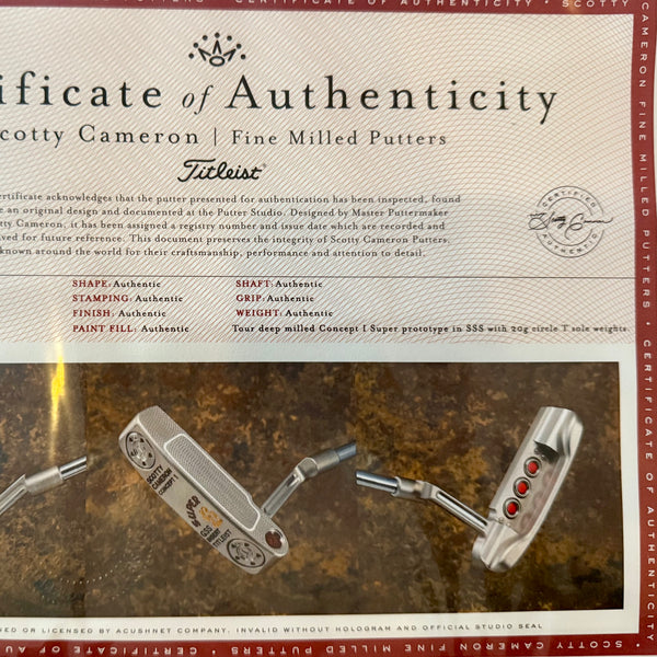 Brand New Super Rat Concept 1 w/GSS Inlay & Deep Milled Face