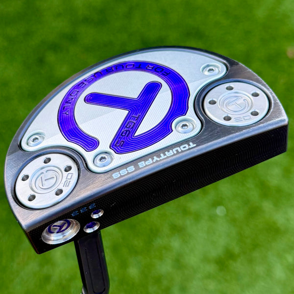Tour GOLO 6.5 SSS in Black Finish w/Welded Flojet Neck & Purple Paint Fill