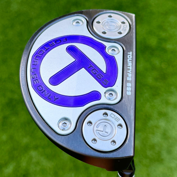 Tour GOLO 6.5 SSS in Black Finish w/Welded Flojet Neck & Purple Paint Fill