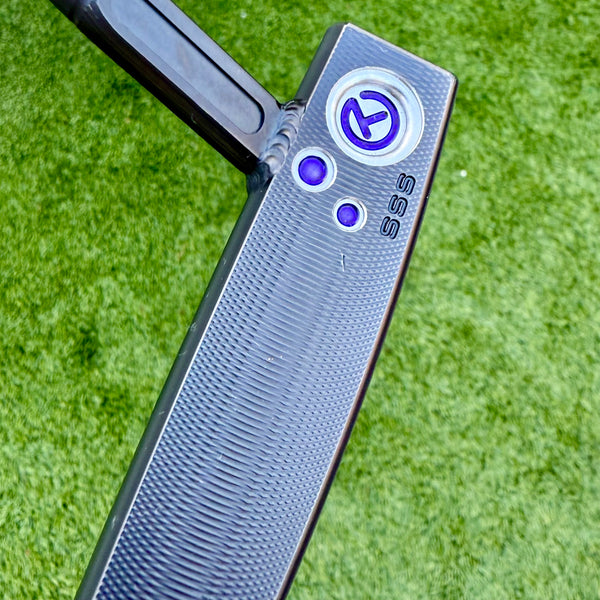 Tour GOLO 6.5 SSS in Black Finish w/Welded Flojet Neck & Purple Paint Fill