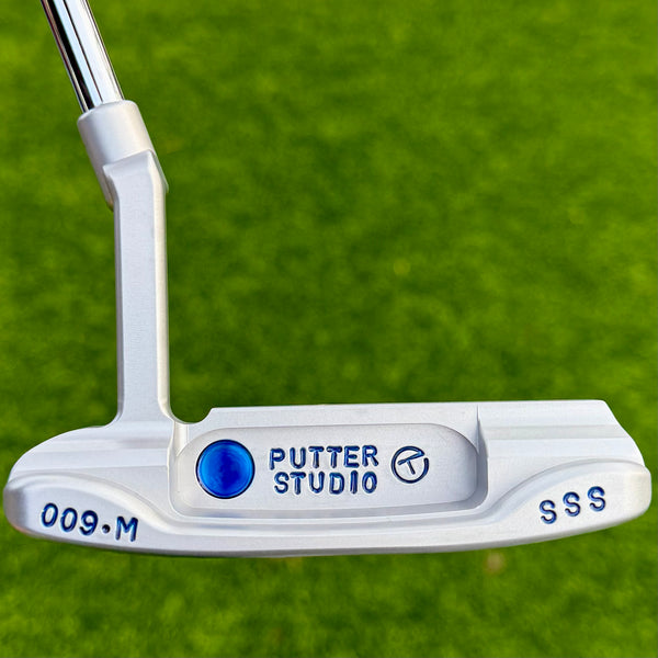 Brand New 009m SSS "Putter Studio" w/Single Milled Blue Tour Bombs @ 350g