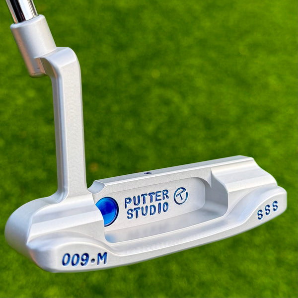 Brand New 009m SSS "Putter Studio" w/Single Milled Blue Tour Bombs @ 350g