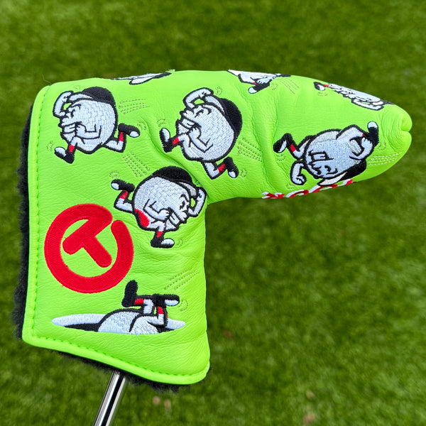 Brand New Black 009m SSS w/Scotty Dog Hand Stamp, Lime Green Paint & Matching Headcover