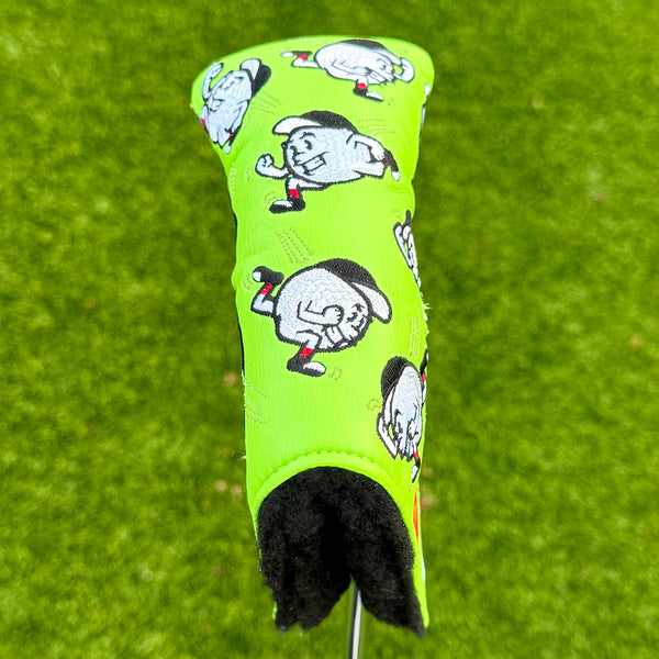 Brand New Black 009m SSS w/Scotty Dog Hand Stamp, Lime Green Paint & Matching Headcover
