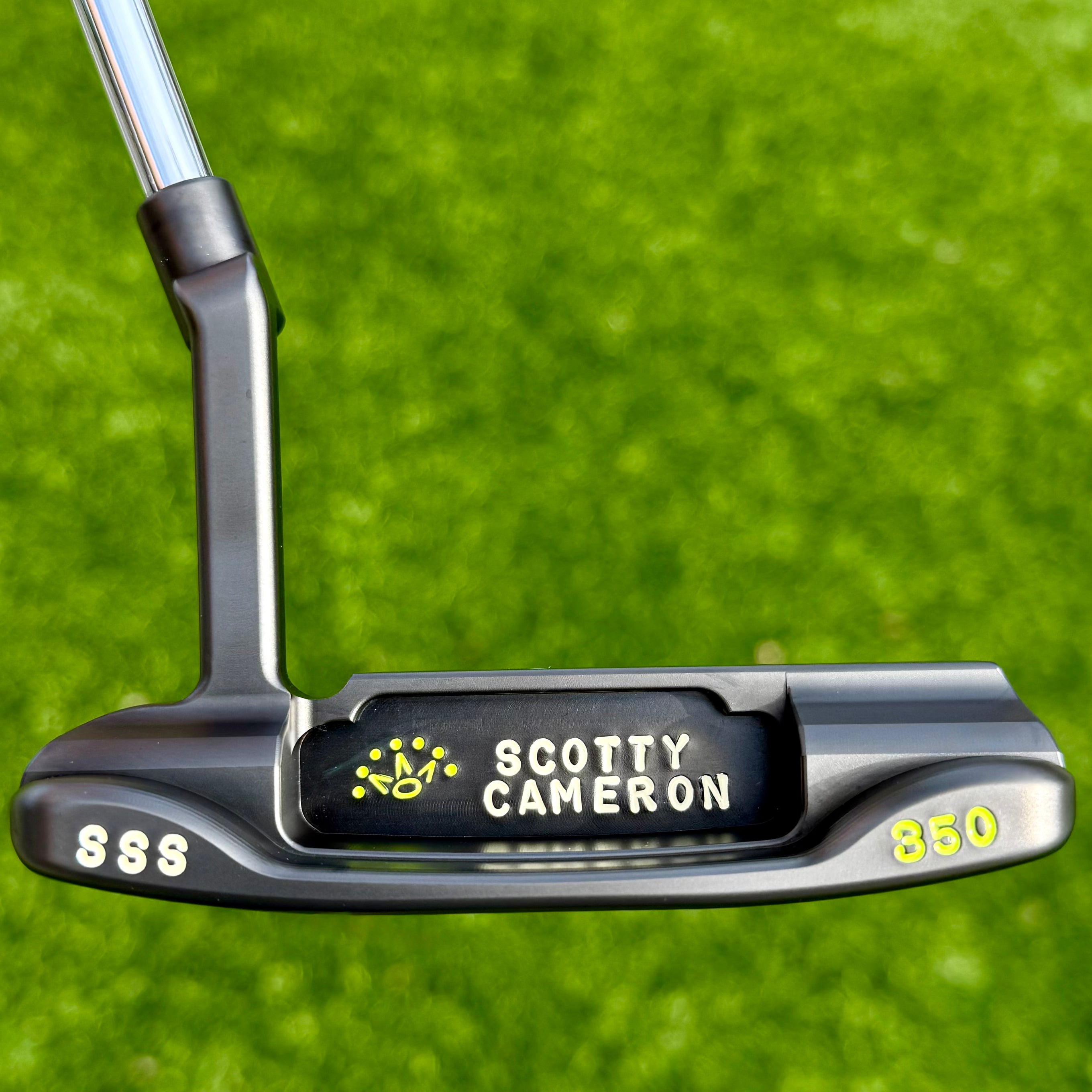 Brand New Black 009m SSS w/Scotty Dog Hand Stamp, Lime Green Paint
