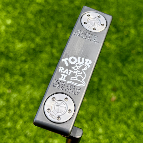 Brand New Black Tour Rat 2 SSS w/Green/White Paint Fill