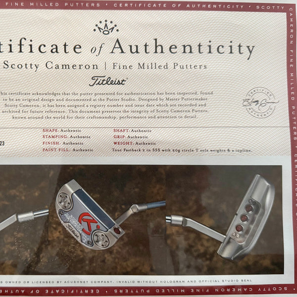 Brand New Tour Fastback 2 w/Red Tour Bombs @ Top Line Alignment Aid